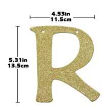 1pc 'holy You're Old' Gold Glitter Banner Sign For 30th 40th 50th 60th 70th 80th 90th Funny Birthday Party Decoration Photo Booth Props,Christmas