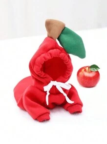 Pet Clothes For Dogs And Cats - Hooded Frog Transformation Sweatshirt - Orange - View 9