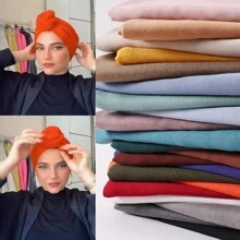 khăn trùm đầu phụ nữ - màu đen - Xem 1