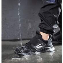 Men's & Women's Fashionable, Anti-smashing, Anti-stabbing, Breathable, Slip-resistant, Shock-absorbing, Steel Toe, Outdoor, Cushioning Safety Shoes For Work, Hiking, Mountain Climbing