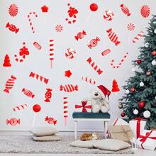 耐用的萬聖節墊子地板貼紙、聖誕節掛壁貼紙、聖誕節掛壁貼紙、圣诞糖果地贴纸,糖果乐园裝飾