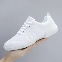BAXINIER Cheer Shoes Women Cheerleading Dance Shoes White Lightweight Competition Sneakers Girls Indoor Tennis Athletic Shoes - Biały - Zobacz 3