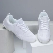BAXINIER Cheer Shoes Women Cheerleading Dance Shoes White Lightweight Competition Sneakers Girls Indoor Tennis Athletic Shoes - Biały - Zobacz 2