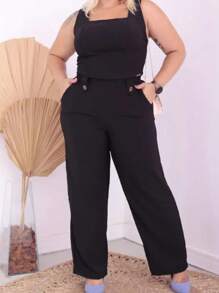 Plus Size Co-Ords - Negro - Ver 2