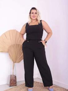 Plus Size Co-Ords - Negro - Ver 1