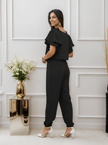 Women Two-piece Outfits - 黑色 - 查看 3