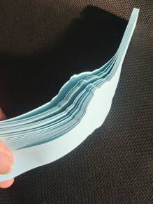 50pcs Watch Shaped Sticky Notes Memo Pads - Blue - View 3