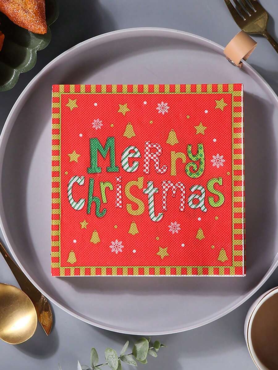 Khăn Ăn Dùng Một Lần - Đỏ - Xem 1