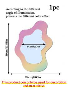 1 nhãn dán tường gương có cấu trúc - Nhiều màu - Xem 3