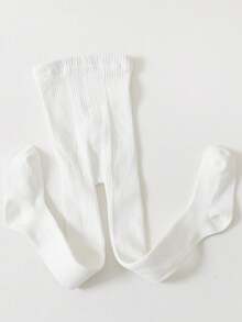 4pcs/set Girls' Black Basic All-match Leggings For All Seasons - Multicolor - View 5