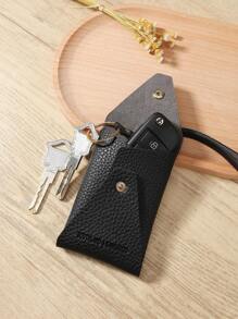 SOUTHLAND&KANGAROO Túi đựng chìa khóa thời trang màu đen trơn màu Malist di động có móc khóa dành cho doanh nhân kỷ niệm ngày lễ tình nhân làm quà tặng sinh nhật cho bé gái cho phụ nữ cho túi đựng đồ dùng học tập cho trường học phòng ký túc xá & quà tặng trở lại trường học quà tặng cho giáo viên túi đựng chìa khóa công sở thường ngày hộp đựng chìa khóa đồ dùng học tập quà tặng giáo viên ví mini trở lại trường cho phụ nữ - màu đen - Xem 5