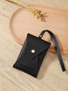 SOUTHLAND&KANGAROO Túi đựng chìa khóa thời trang màu đen trơn màu Malist di động có móc khóa dành cho doanh nhân kỷ niệm ngày lễ tình nhân làm quà tặng sinh nhật cho bé gái cho phụ nữ cho túi đựng đồ dùng học tập cho trường học phòng ký túc xá & quà tặng trở lại trường học quà tặng cho giáo viên túi đựng chìa khóa công sở thường ngày hộp đựng chìa khóa đồ dùng học tập quà tặng giáo viên ví mini trở lại trường cho phụ nữ - màu đen - Xem 4