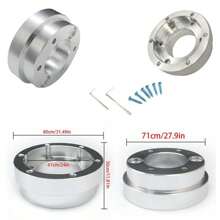 70mm Steering Wheel Adapter Plate Compatible With G29 G920 G923, 13-inch Pcd Racing Car Wheel Adaptor For Gaming Modification