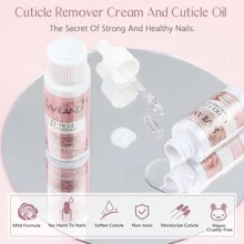 SAVILAND Cuticle Remover And Cuticle Oil Kit – Nail Care Kit With Cuticle Remover Liquid & 1.01 Oz Cuticle Oil Cuticle Trimmer For Cuticle Softener & Moisturize Manicure Kit For Home Use - White - View 4