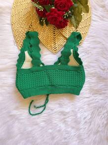 Women Tank Tops & Camis - 墨綠色 - 查看 2