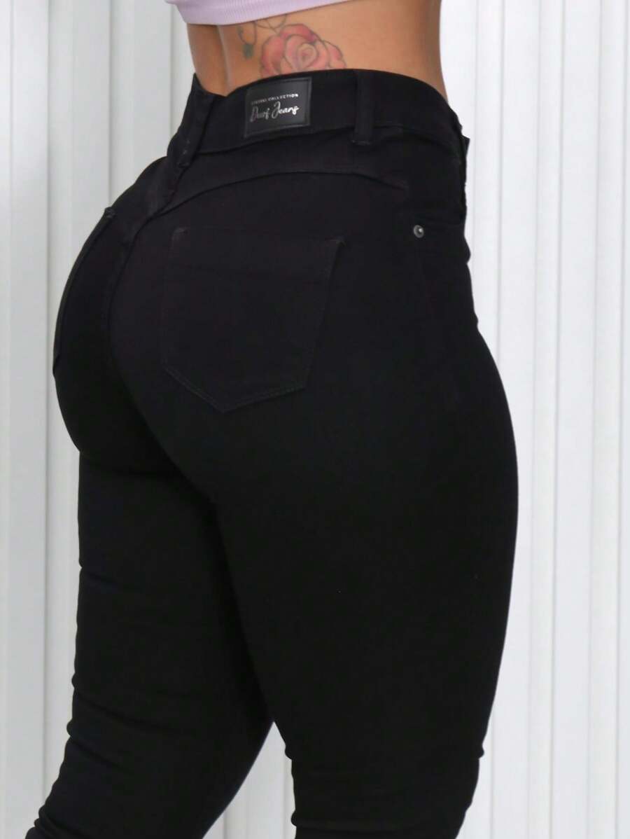 Women Jeans - Black - View 1