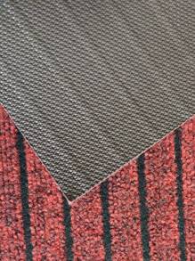 1pc Simple Anti-Slip & Dirt-Resistant Seven Stripe Entrance Door Mat - Red - View 4