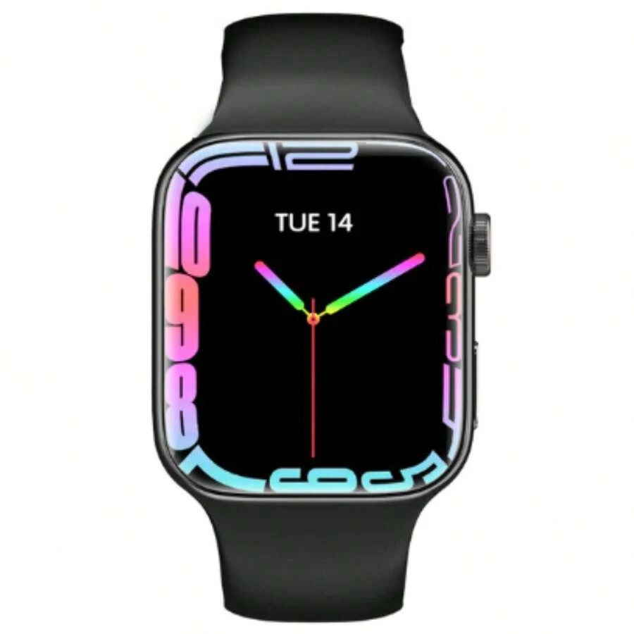 IWO 14 Series 8 T900 Pro MAX L Smartwatch Heart Rate Monitor Multi Bluetooth Call Men Women Destination - Black - View 1