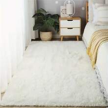 1pc Soft Fluffy Shag Area Rugs For Living Room, Shaggy Floor Carpet For Bedroom, Girls Carpets Home Decor Rugs,Cute Luxury Non-Slip Machine Washable Carpet 31.5*62.99in (80*160cm) - Pink - View 4