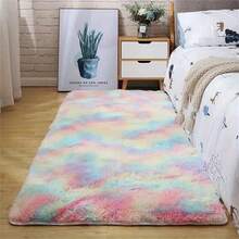 1pc Soft Fluffy Shag Area Rugs For Living Room, Shaggy Floor Carpet For Bedroom, Girls Carpets Home Decor Rugs,Cute Luxury Non-Slip Machine Washable Carpet 31.5*62.99in (80*160cm) - Pink - View 5