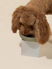 緩慢進食狗碗,綠色矽膠緩慢進食碗,矽膠碗和舔垫,健康飲食,停止狼吞虎嚥,減少脹氣不滑動吸附,可用於微波爐,可放入洗碗機