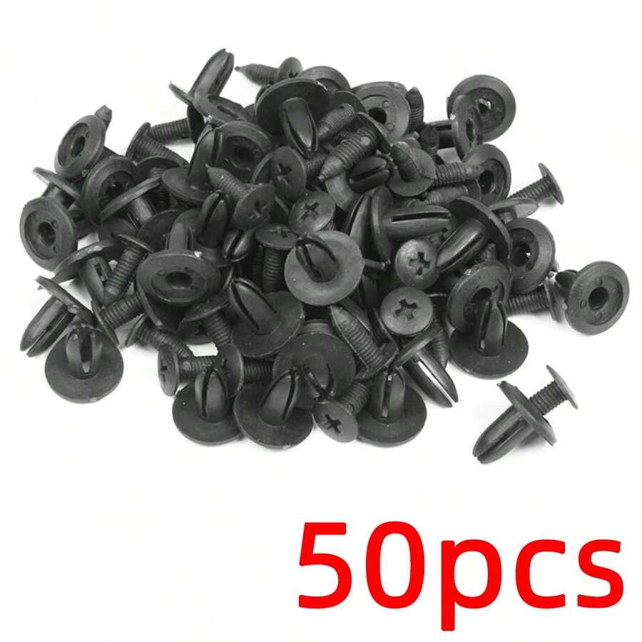 50pcs Automotive Plastic Fixed Clamping Fixture Tool - Beige - View 1