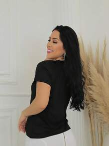 Women Blouses - màu đen - Xem 2