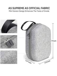 consola con realidad virtual Accesorios Organizador llevar Funda compatible con Oculus Quest 2 - Gris Claro - Ver 3