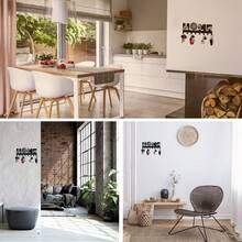 1 Miếng Hình hoa hướng dương Giá giữ chìa khóa Đối với Tường Với Halloween Lễ hội ; Đen Chìa khóa Giá đỡ Đối với Trang trí tường ; Kim loại Trang trí tường Cho văn phòng , Hành lang , Lối vào ; Chìa khóa Móc Đối với Tường Đến Treo Chìa khóa ; Nhỏ bé Chìa khóa Móc Đối với Tường ; Rustic Nhà Dấu hiệu - màu đen - Xem 2