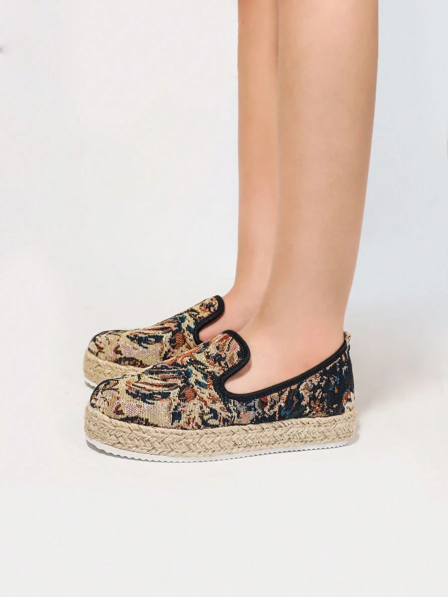 女式透氣涼爽刺繡帆布鞋休閒套穿運動鞋