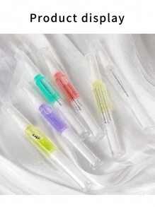 1支5g鳳梨味道的指甲營養油筆,指甲復甦油筆,可用於乾燥的皮膚和指甲护理,美甲工具 - 黃色 - 查看 6