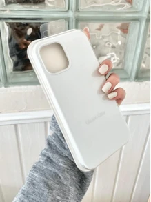 Capa Capinha Silicone Compatível Com Apple -Branco- 15/15PRO/15PULS/15PRO MAX - Branco - Visão 2