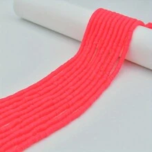 每串320-330顆6mm果凍色扁圓形聚合物黏土珠子,搭配熔岩風格,鬆散的間隔珠子,適用於手工diy珠寶製作用品 - 混合 - 查看 21