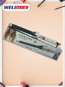 Tenaza Para Hacer Rizos Que Calienta Rápido - Todo Tipo De Cabello - NANOTECNOLOGIA De Titanio (Moldeado Suave) - Blanco - Ver 3