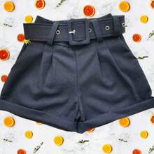 Young Girls Shorts - 黑色 - 查看 2