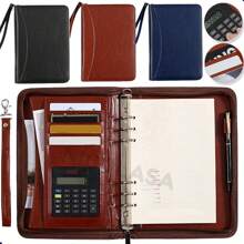 Multifunctional Notebook Office + 8 Bit Calculator - Royal Blue - View 1