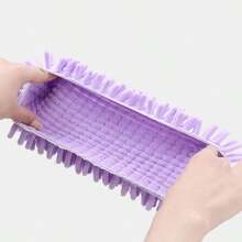 1pair Multifunctional Floor Dust Cleaning Mop Slippers, Slouchy Mop Shoes, Detachable And Washable Mop Head For Floor Cleaning - Multicolor - View 10