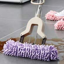 1pair Multifunctional Floor Dust Cleaning Mop Slippers, Slouchy Mop Shoes, Detachable And Washable Mop Head For Floor Cleaning - Multicolor - View 11