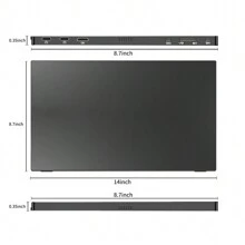 ARZOPA 便携式显示器，15.6 英寸 1080P FHD 笔记本电脑显示器 USB C HDMI 兼容电脑显示器 HDR 护眼外接屏幕智能保护套适用于 PC 手机  Switch PS5-S1 桌子 - 黑色 - 查看 7