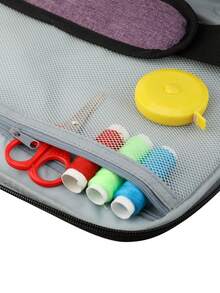 1pc Simple Knitting Tool Organizer Outdoor Portable Bag Small Sewing Machine Bag Purple - Purple - View 6