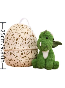 1 件蛋形綠色恐龍毛絨玩俱生日禮物 - 綠色 - 查看 9