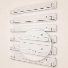 YMVV 1個清晰亞克力調理員15英寸指甲油架壁掛架,為美甲技術人員提供指甲用品,適用於沙龍零售商展示 - 無色 - 查看 3