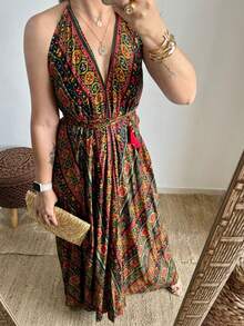 Women Dresses - Red - View 3