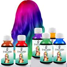(紫羅蘭色)5d染髮劑,超藍色,半永久染髮劑,採用純素配方,含有透明質酸以保濕、植物蛋白質以恢復活力,以及鍵結增強技術,1入3.38盎司裝 - 紫羅蘭色 - 查看 2