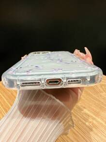 夏季花卉图案柔软TPU防震保护壳适用于 16 Pro Max、13、15防水防摔防刮 - 彩色 - 查看 4