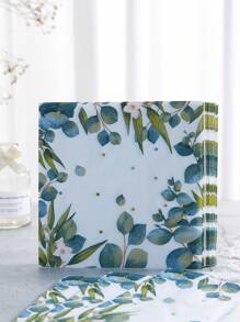 25pcs Plant Print Disposable Napkin - Multicolor - View 1