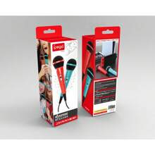 1pair Red & Blue Wired Dual Microphone Compatible With N-s/p5/p4/pc/x-one Gaming Consoles - Red and Blue - View 7