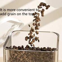 大容量白色透明自動寵物餵食器和飲水器,適用於貓和狗 - 白色 - 查看 7