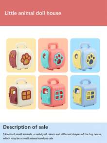1入組玩具動物微型屋,合適的適用於兒童14歲,勵志護理禮品適用於節日,派對和顯示Love - 查看 2