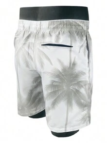 Men Shorts - 淺灰色 - 查看 4